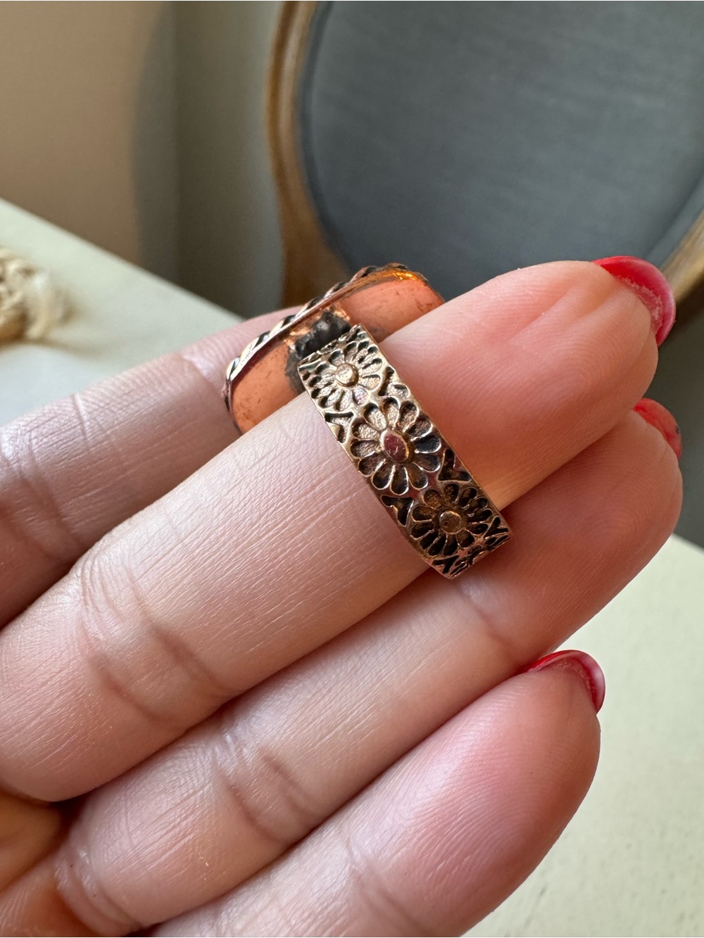 GENUINE NUMBER 8 COPPER RING - Picture 6 of 10